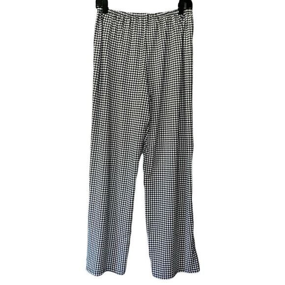 Bumble B. black & white houndstooth casual pants medium - Picture 3 of 5